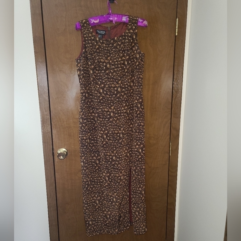 Vintage 90s silk tank dress size 8